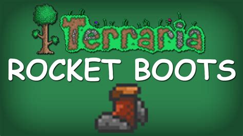 how to make rocket boots terraria.